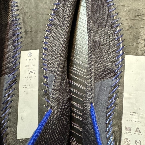 Rothy’s Retired The Point Gray Camo Pointed Toe Knit Ballet Flats - Picture 2 of 8